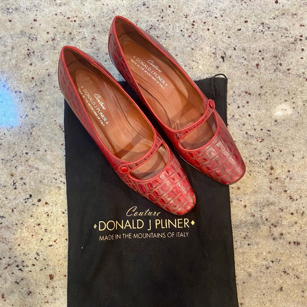 Donald J Pliner Couture Red Heels